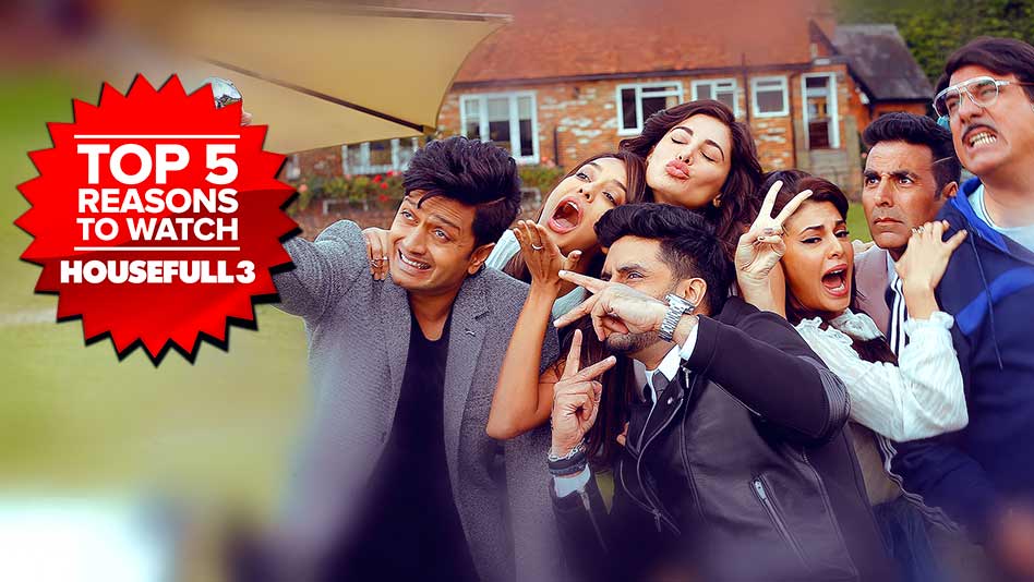 Watch Top 5 Reasons To Watch - Top 5 Reasons to Watch Housefull 3 on Eros Now